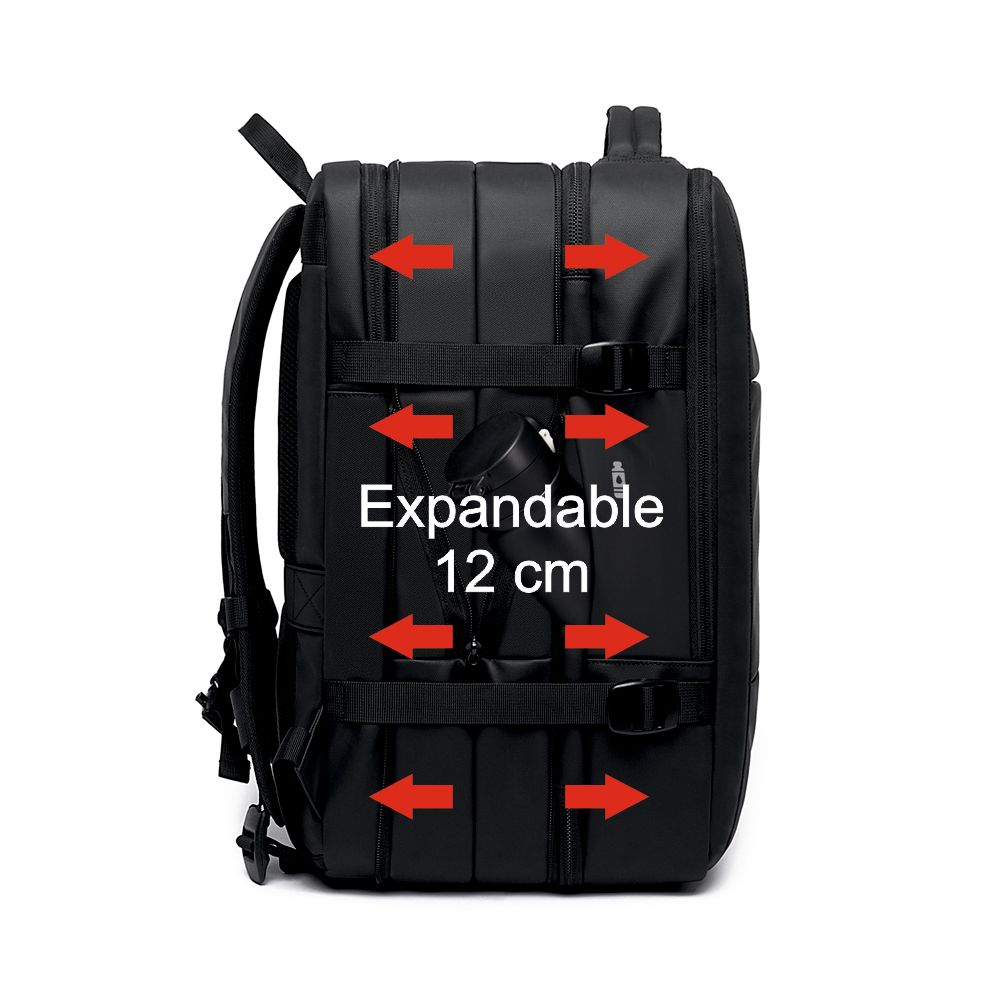 large capacity compartment daypack travelling outdoors business laptop backpack spacious large slim