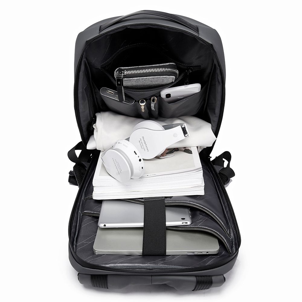 durable backpack mens laptop ipad office high school bags girls boys slim notebook travel business