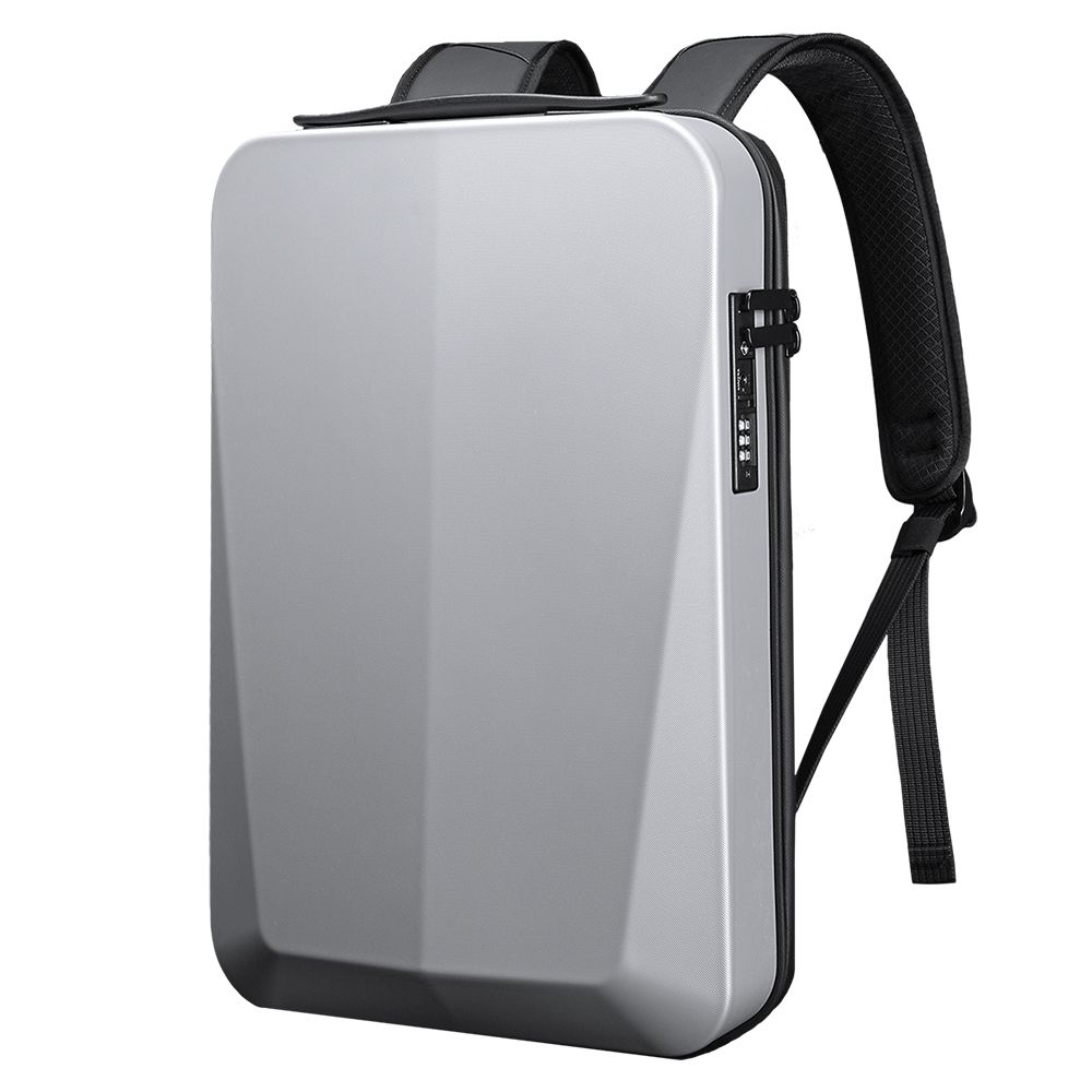 Laptop Rucksack Grau MEHRWEG 15,6 Zoll Backpack Schulrucksack Daypack Business Notebook Taschen mit USB Ladeanschluss und RFID Tasche für Herren Damen Männer Schüler Jungen Teenager 